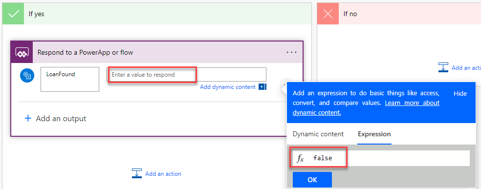 type false for the function and select
ok