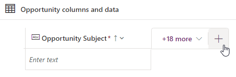 Screenshot of data pane.