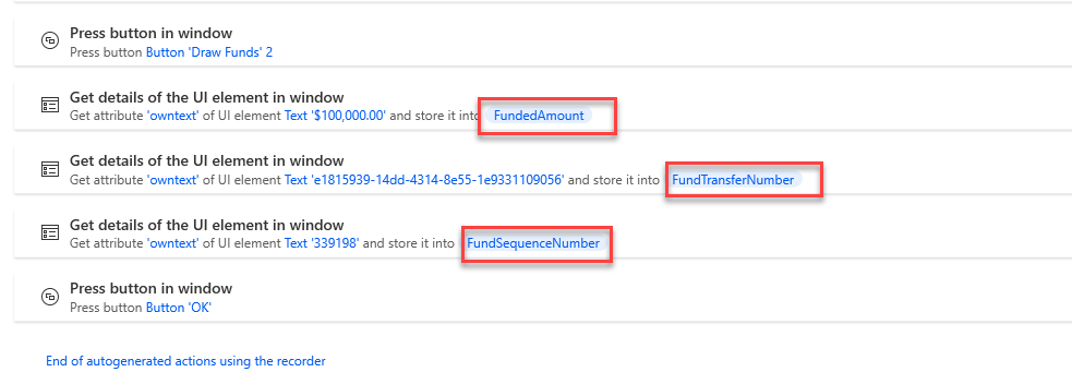summary of work recently
completed
